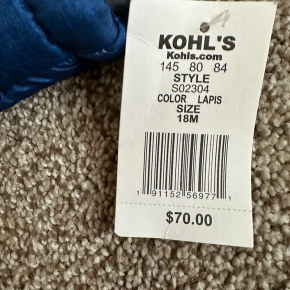 BABY BOY ZEROXPOSURE HEAVYWEIGHT COLORBLOCK PUFFER COAT SIZE 18M #K94 - Picture 3 of 3